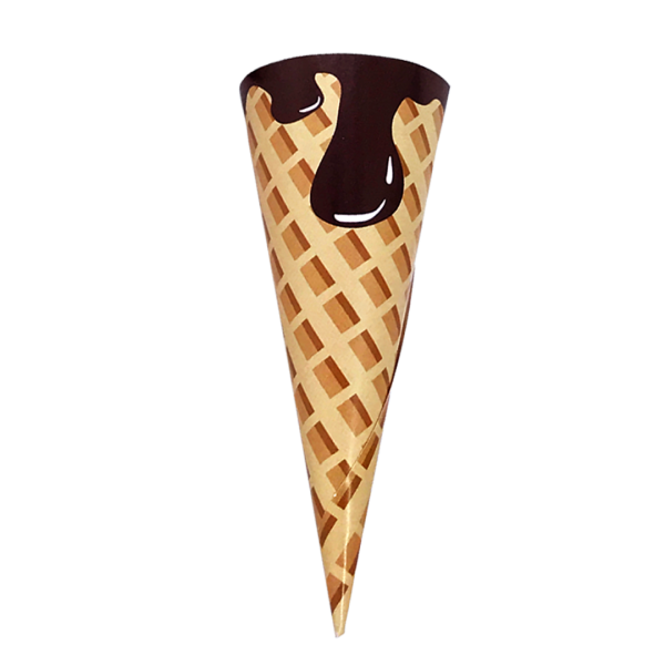 Portaconos para helados Galleta con Chocolate