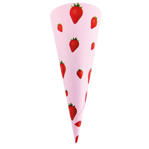 Portaconos para helado genérico fresas