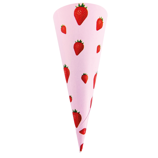 Portaconos para helado genérico fresas